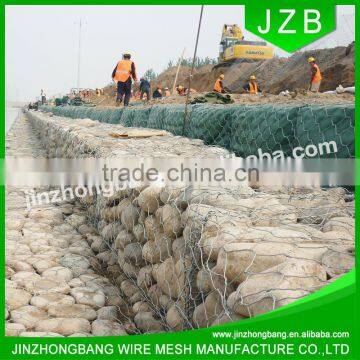 Hexagonal Gabion Box For Flood Control