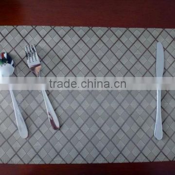 High quality PVC 3D Placemat hotel restaurant