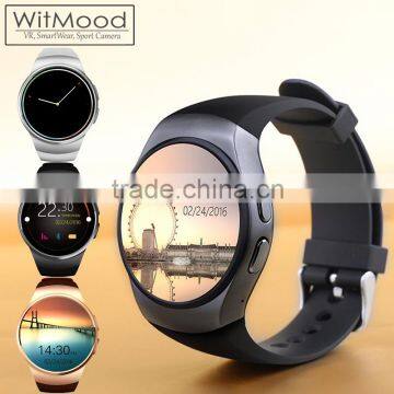 WITMOOD 2016 Hot Bluetooth Smart Watch Phone KW18 Sim And TF Card Heart Rate Smartwatch Wearable App For IOS Android mp3