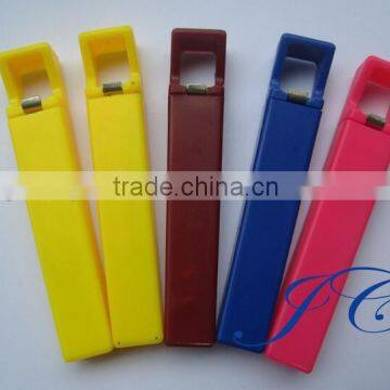 2015 cap shaped plastic bottle opener for promotion