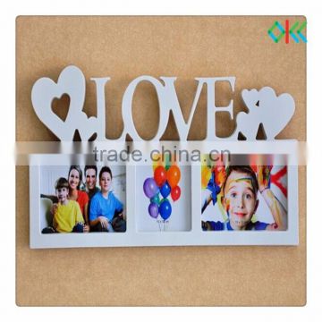 plastic love style photo frame , wall decor photo frame with love