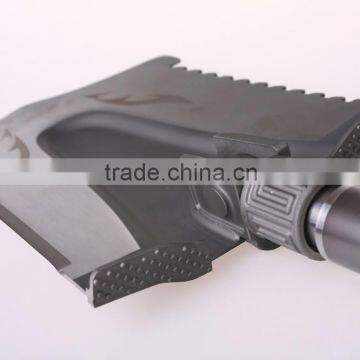 Compact Utility Sapper Shovel Combined Hatchet and Hoe Within Saw photo-3