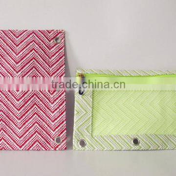 wave open window pencil pouch