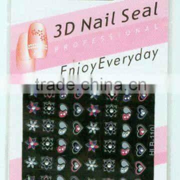 different shape or pattern nail foil sticker