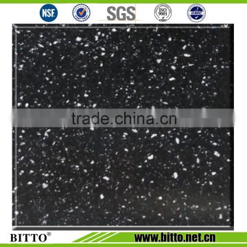 Chinese best selling black sparkle solid surface