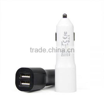 2 ports usb car charger 5v 2.4a dual usb car charger approved by CE FCC ROHS