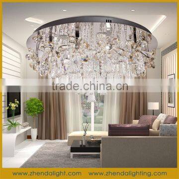 Elegant designer crystal ceiling light modern/modern crystal ceiling lights/decoration crystal ceiling light