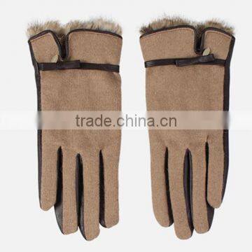 2014 new collectiom ladies sheep napp leather gloves with fashion