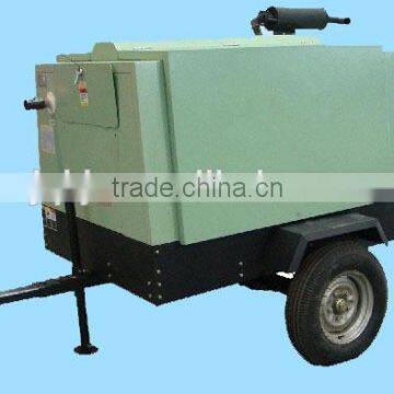 Diesel portable screw air compressor for mining