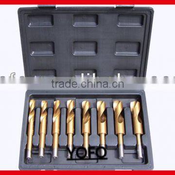 8pc HSS reduced shank drill