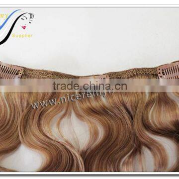 Wholesale Top Quality 100% Virgin Human Hair Clip in Hair Extension Clip in Curly Hair Extenison photo-5