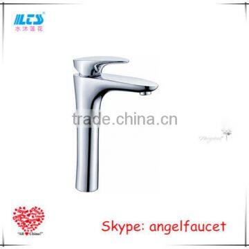 Tall Bathroom Basin Faucet Mixer Single Lever