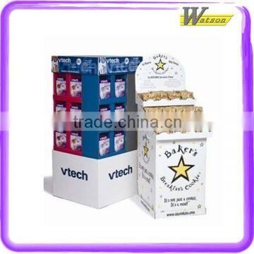 2015 New Design Corrugated Paper Fruit Candy Floor Display Stand With Tiers photo-4