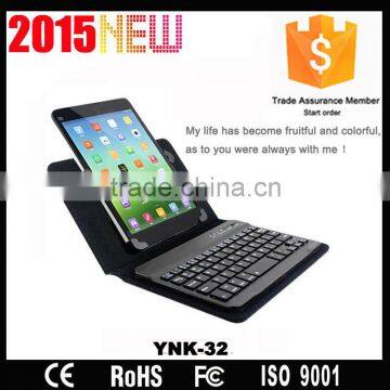 Leather stand cover bluetooth Keyboard for tablet YNK-32