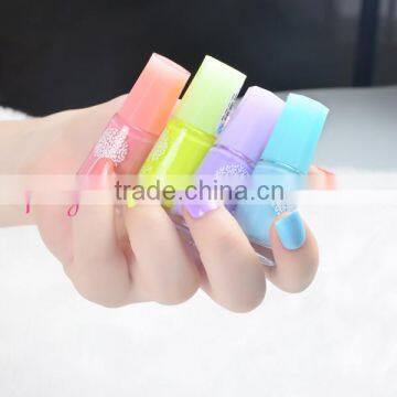 Hotselling 60colors 7ml water base BK peel off nail polish