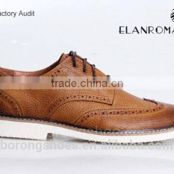 British Style Casual Shoe for Men With Brogue Design Leather Casual Shoe photo-2