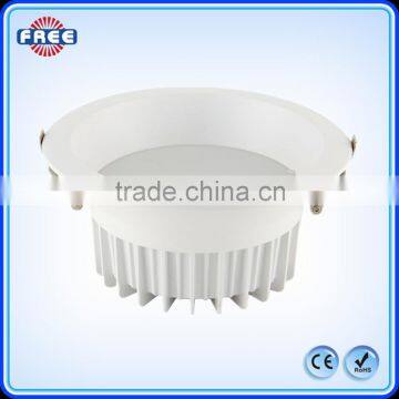 2.5" Round White Aluminum LED Downlight Lamp Body