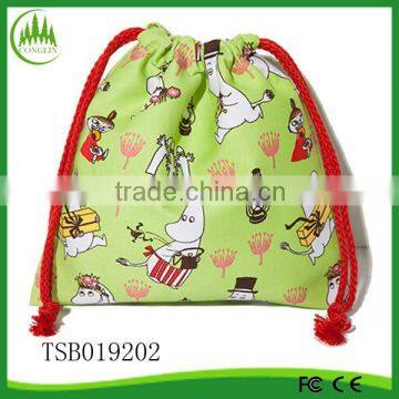 Best Selling cheap canvas Wholesale Drawstring Bag colorful Promotional Drawstring Bag