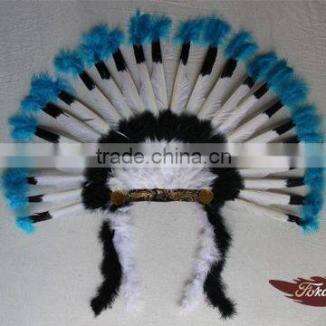 Fukang Goose Feather Headdress Turkey Feather Boa Decoration