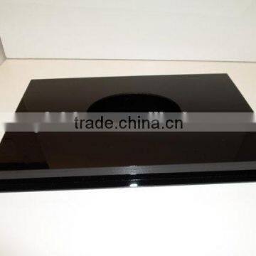 Customized Rugby Ball Display Case Full Size Acrylic With Black Acrylic Base photo-3