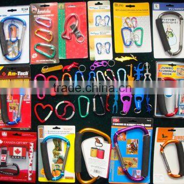 Fashion Style Colorfule Aluminum Snap Hook,Star Shaped Aluminum Carabine Snap Hook photo-2