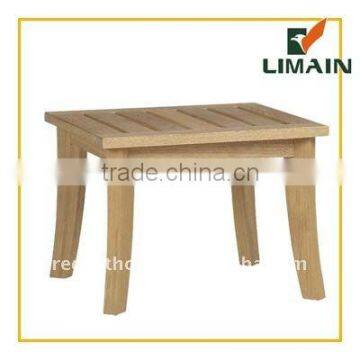 Teak outdoor square table