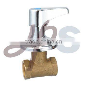 brass forged stop valve with zinc cross handle