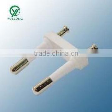 XY-A-001-2 2 pin to 3 pin plug white colour