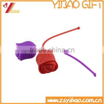 Food Grade Silicone Rose Shape Tea Infuser