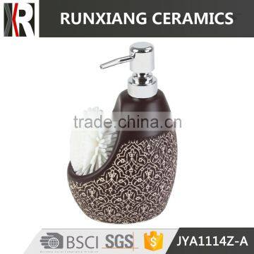 Modern design ceramic soap dispenser