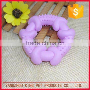 Hot sale wholesale personalized rubber dog toy for training and playing