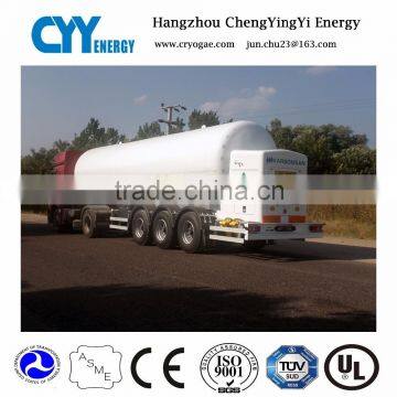 20m3 ASME/GB Approval Transportation Semi-Trailer for Liquid Gases