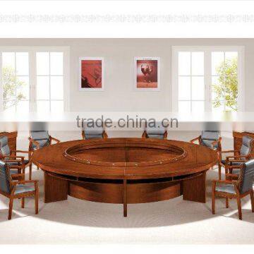 luxury conference table cable solid wood for summit meeting DYB19