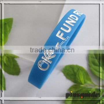 Supplier 2014 New Design Eco-friendly Thick Rubber Band Bracelets For Slogan