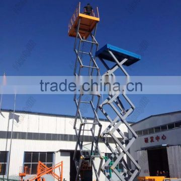 hydraulic upright mobile scissor lift elevator with CE