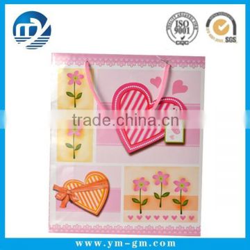 Customized decorative paper bag for gift packing