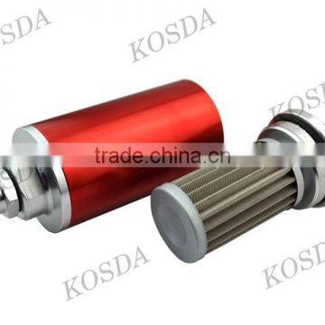 Parts Spares Fuel Systems Universal Red Fuel Filter