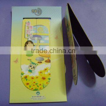 Promotional customized paper Magnetic bookmark