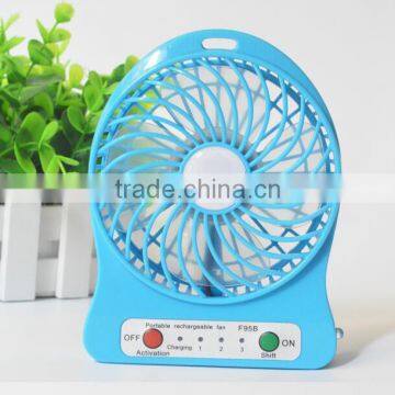 Best price Silent Desktop Fan Mini USB Rechargeable Desk Fan Timing Fuction Home Office Electric Fans High Power Portable Fan