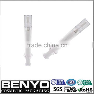 2016 Benyo acrylic 10ml Cosmetic Syringe Airless Bottle