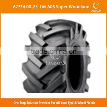 High Quality 67*34.00-25 Bias Super Woodland Forestry Tire