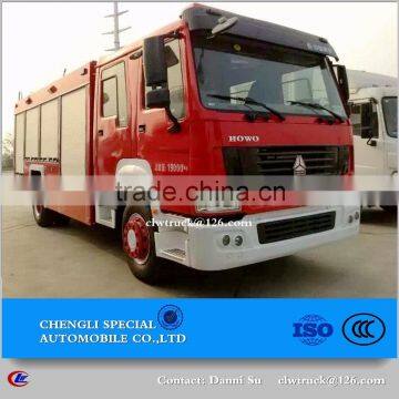 HOWO heavy duty fire truck large vehicle fire fighting truck