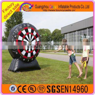 Inflatable dartboard game target shoot