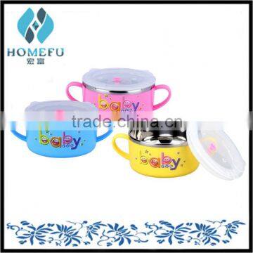 baby products eco stainless steel double wall mugs with lid