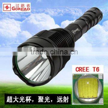 GOREAD Y25 High bright rechargeable tactical 10W XML T6 flashlight LED