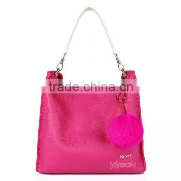 China wholesale top grade leather trendy elegant fashion lady handbag