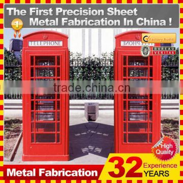 commercial normal steel public telephone booth