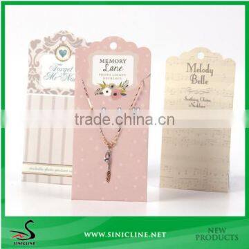 Sinicline custom earring cards with logo