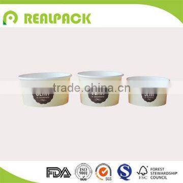 6oz 8oz 12oz paper ice cream cup in custom brand