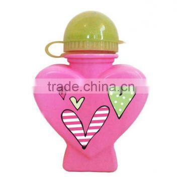 heart kids water bottle